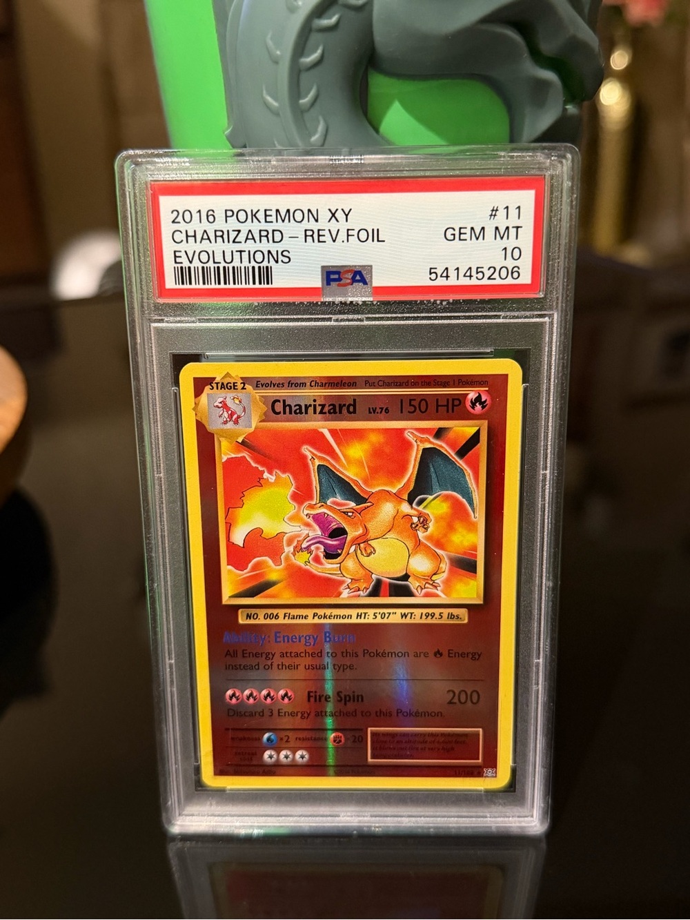 PSA 10 - 2016 Pokemon XY Evolutions CHARIZARD Reverse Foil #11
